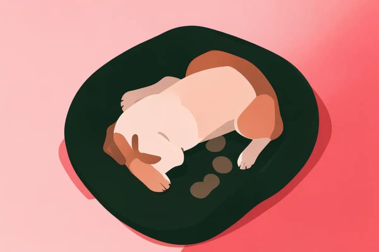 Cachorro deitado confortavelmente em uma capa de carro para pets com espaço para as patas