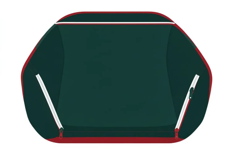Capa de carro para pet com zíperes laterais para fácil acesso e limpeza